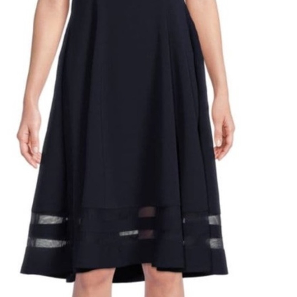 4-Calvin Klein Black Dress